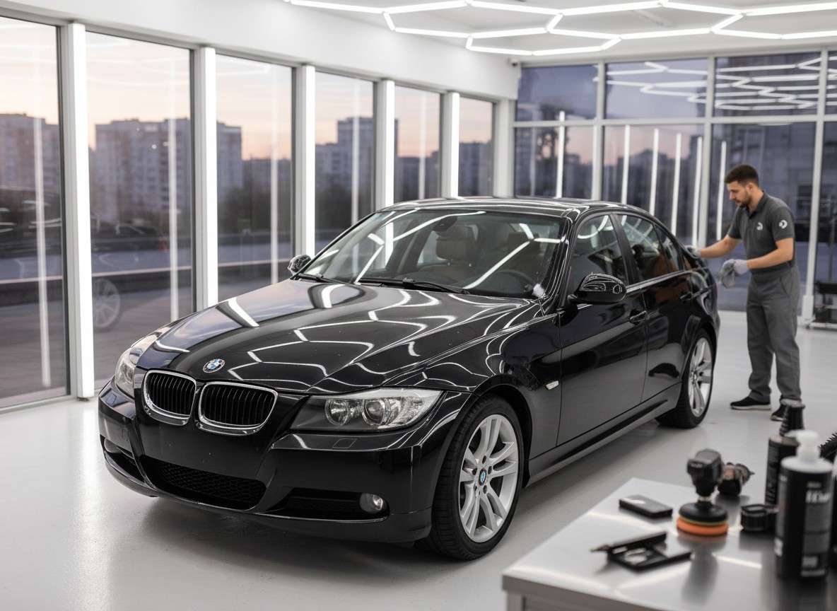 E90系を長く美しく保つ！輸入車に強いボディコーティング専門店と費用の選び方