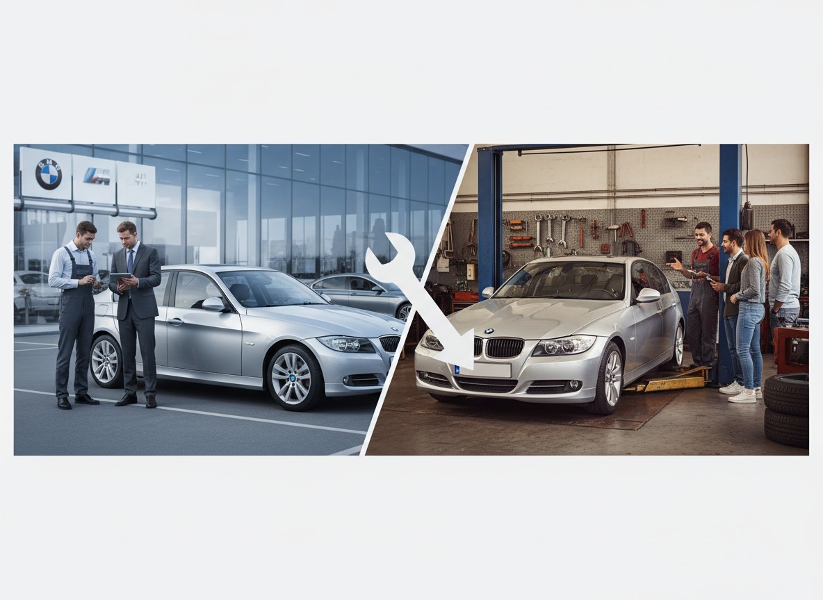 E90系車検費用を劇的に抑える！ディーラー車検と専門店車検の費用相場比較